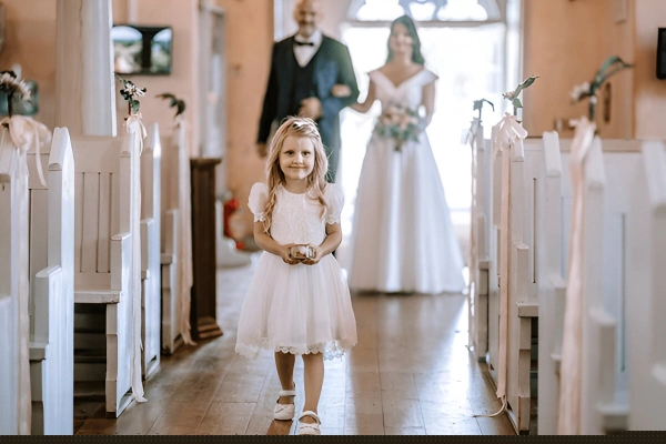 bride walking down the aisle
