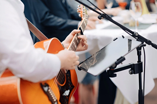 guitar music at a wedding