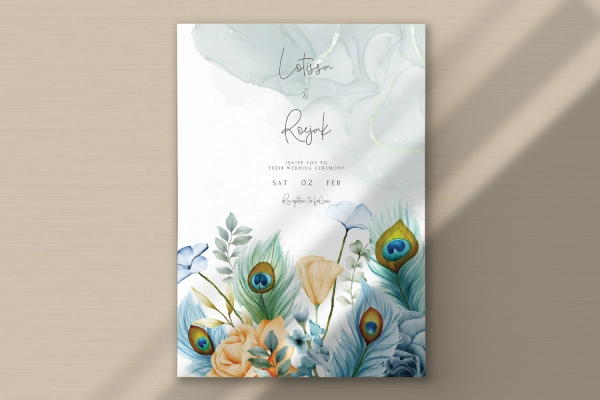 Creative Unique Wedding Invitation Card Design
